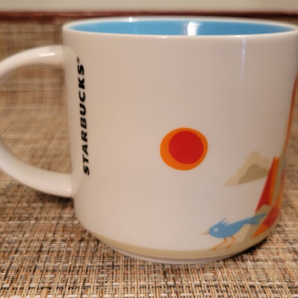 Starbucks New Mexico You Are Here Coffee Tea Mug 14 oz Hot Air Balloons 2017 - Picture 3 of 10